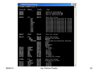 26/04/13 Ing. Patricio Proaño 30
 