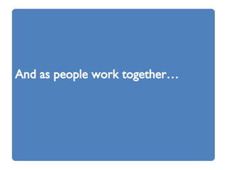 And as people work together… 