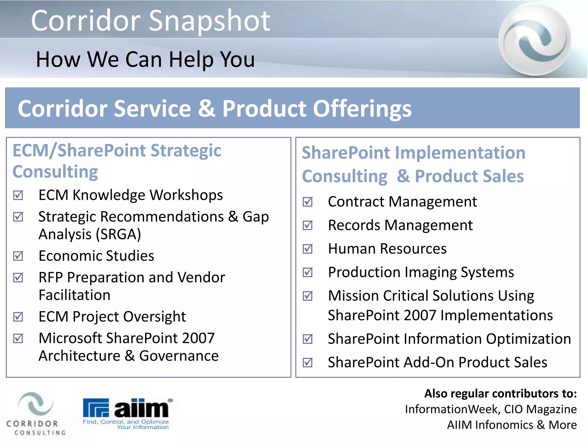 The InfrastructureAnalytics – attensity.com Example