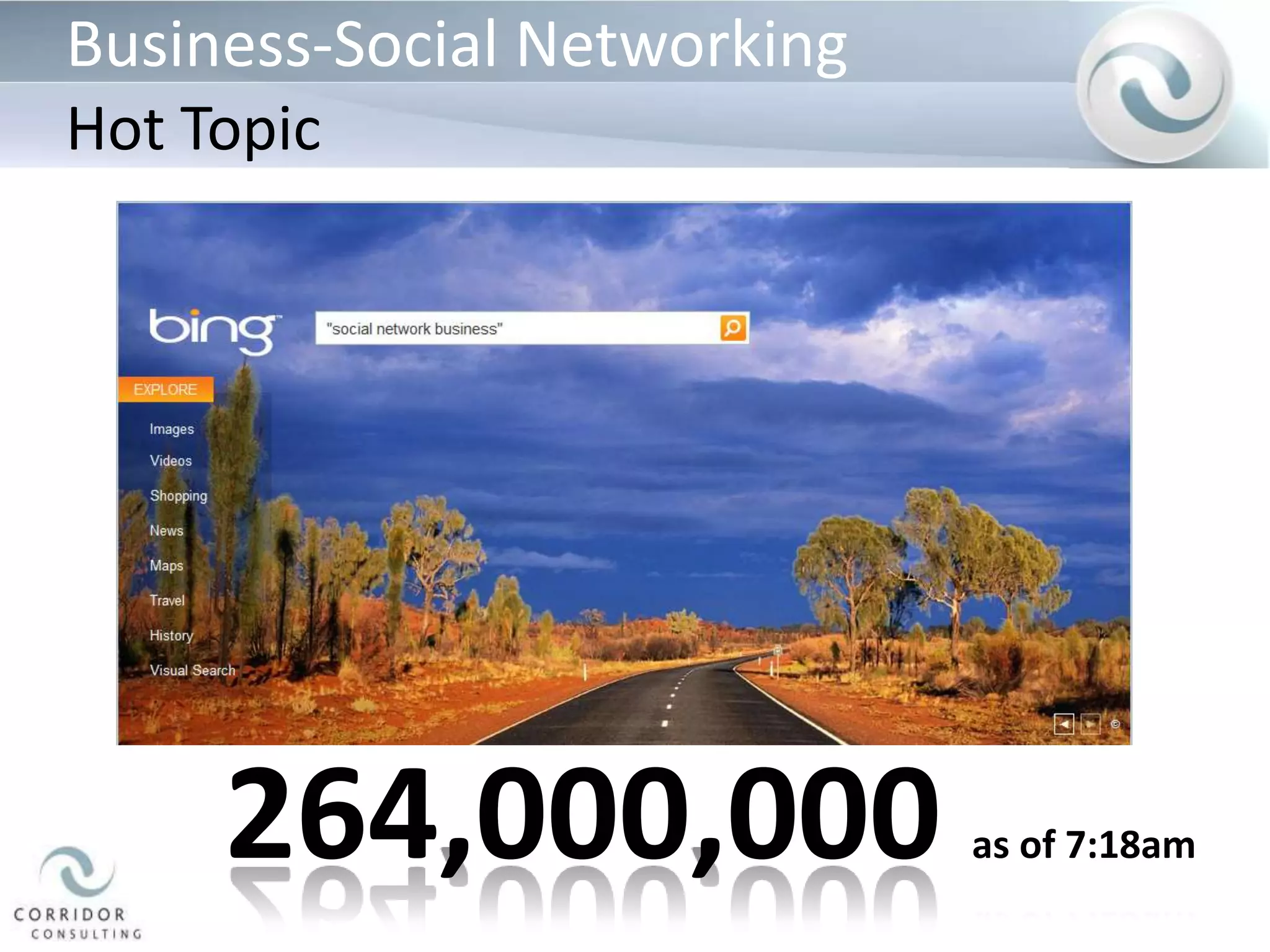 Business-Social NetworkingHot Topic264,000,000 as of 7:18am