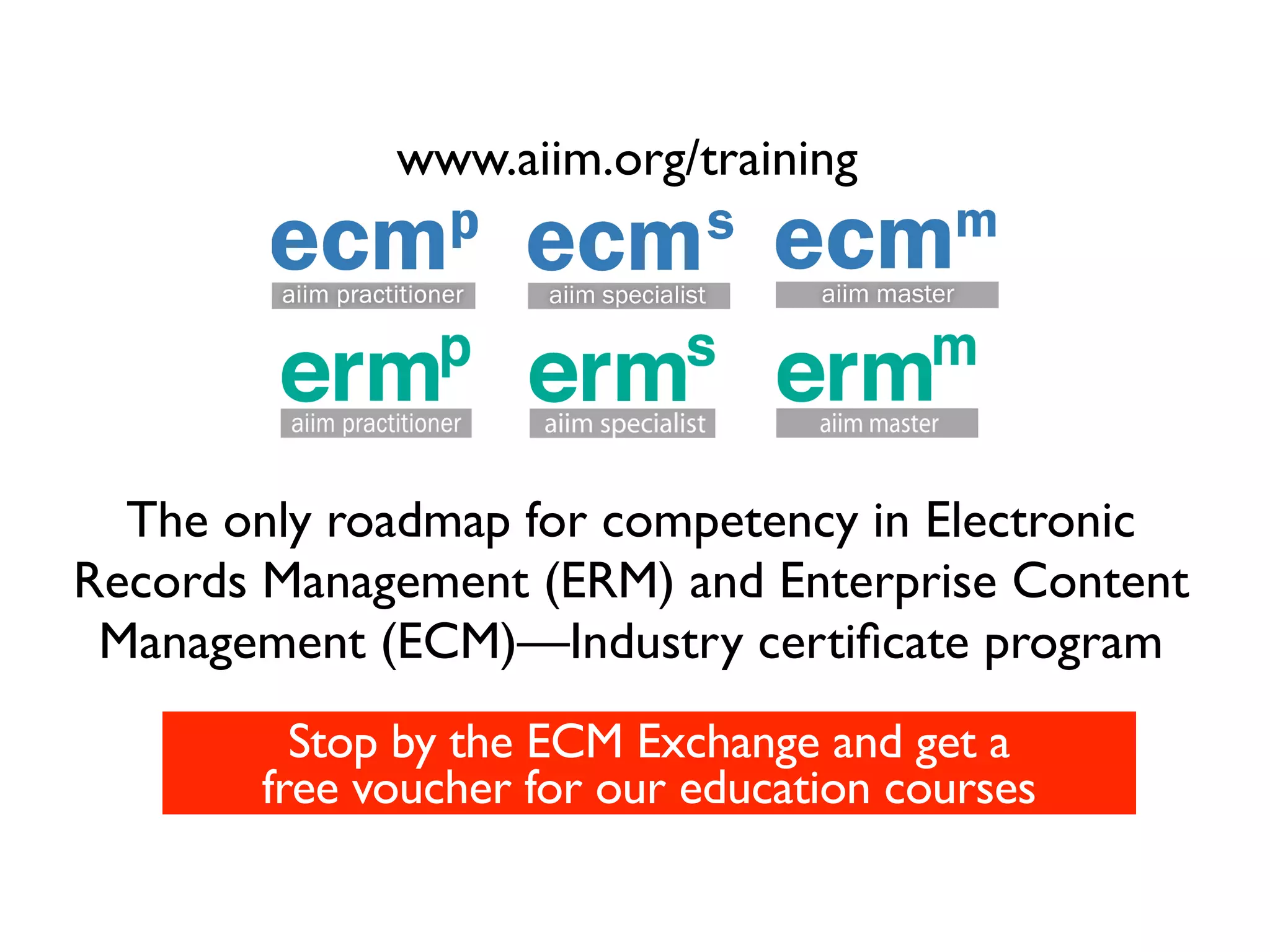 Aiim   State Of Ecm 2007   Keynote Presentation