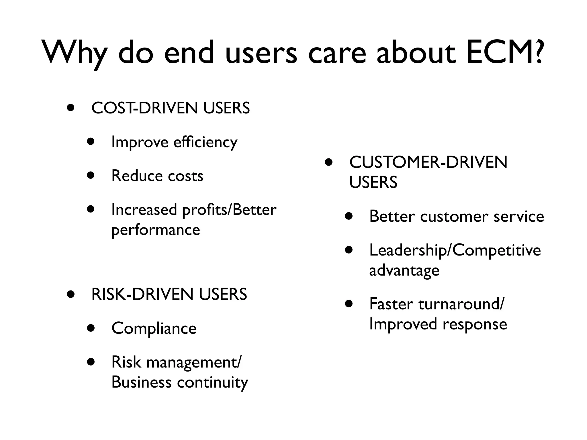 Aiim   State Of Ecm 2007   Keynote Presentation