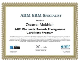 AIIM ERMs