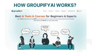 HOW GROUPIFYAI WORKS?
 