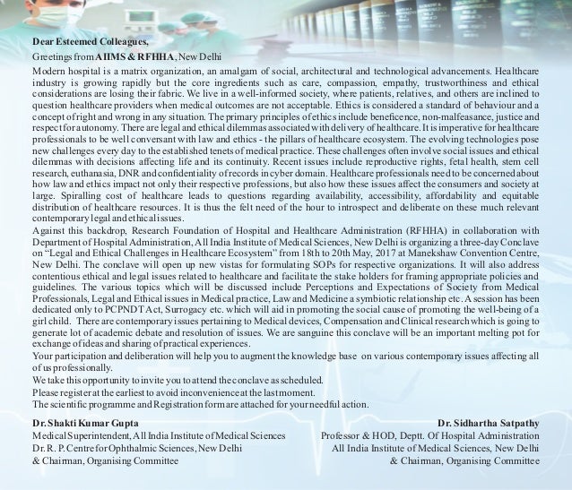 Conclave On Legal And Ethical Challenges In Healthcare Ecosystem 18 
