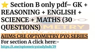 Optometry Maths aiims cre optometry pyq pdf part 7 .pdf
