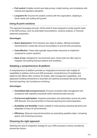 AI in account-to-report Scope integration use cases challenges and ...