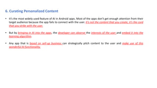 Artificial intelligence in android development | PDF