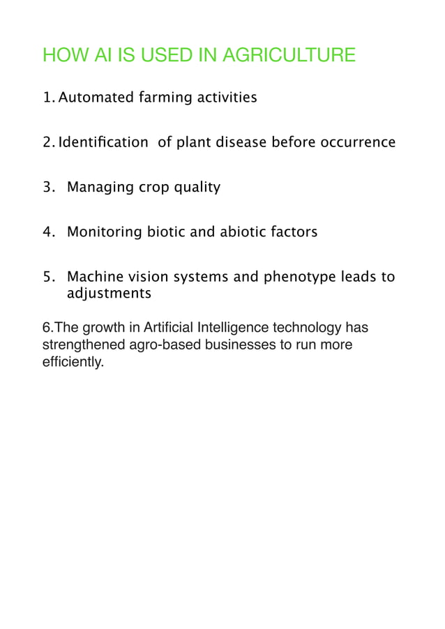 ARTIFICIAL INTELLIGENCE IN AGRICULTURE PDF NOTES visual data 3