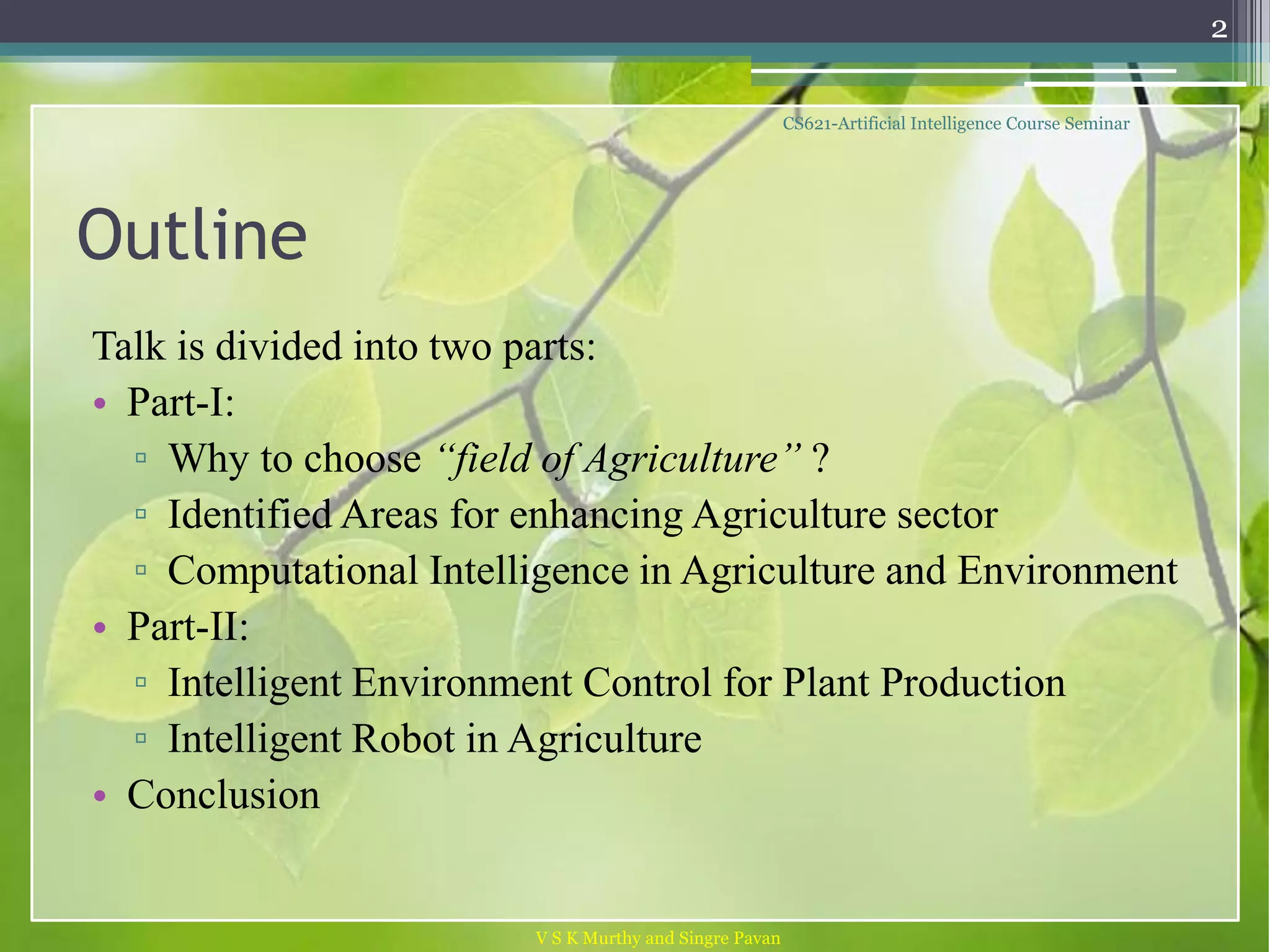 APPLICATION OF AI IN AGRICULTURE PPT visual data 4