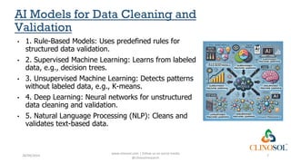 AI in Clinical Data Management: Automating Data Cleansing and ...