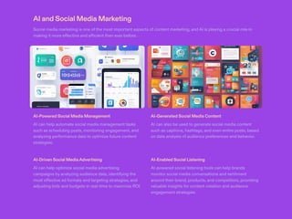 The Role & Benefits of AI in Content Marketing | PDF