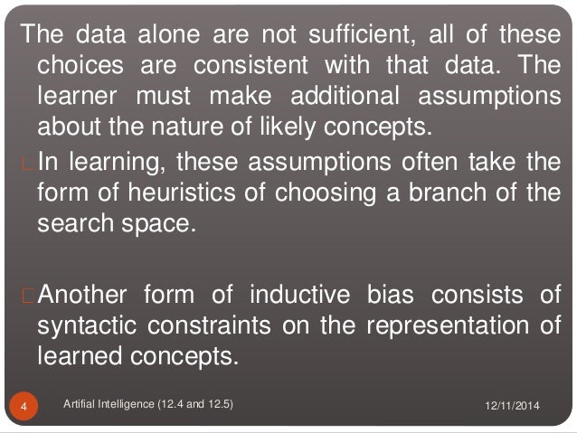 Ai inductive bias and knowledge