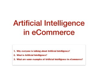 Ai in e commerce (public) | PDF
