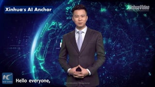 Xinhua's AI Anchor
AI in Education - ThiyaguSuriya 17
 