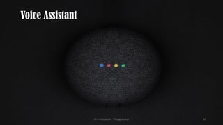 Voice Assistant
AI in Education - ThiyaguSuriya 42
 