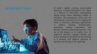 AI IN EDUCATION The Future of Education: AI-Powered Solutions | PPT