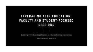 Artificial Intelligence in Education: Transforming Teaching and ...