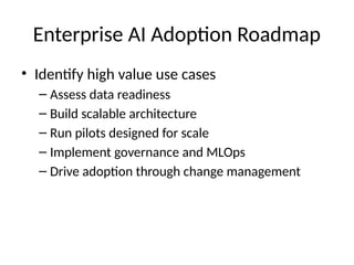 Know the Advantages of Implementing AI in Enterprise | PPTX