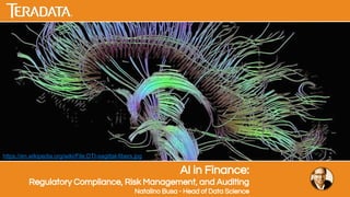 AI in Finance:
Regulatory Compliance, Risk Management, and Auditing
Natalino Busa - Head of Data Science
https://en.wikipedia.org/wiki/File:DTI-sagittal-fibers.jpg
 