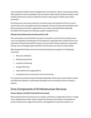 AI Infrastructure Services: Building the Scalable Foundation for ...