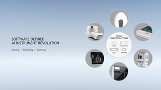 SOFTWARE DEFINED
AI INSTRUMENT REVOLUTION
Sensing | Predicting | Assisting
DATA CENTER
EDGE EMBEDDED
CLOUD
NVIDIA
COMPUTE PLATFORMS
 