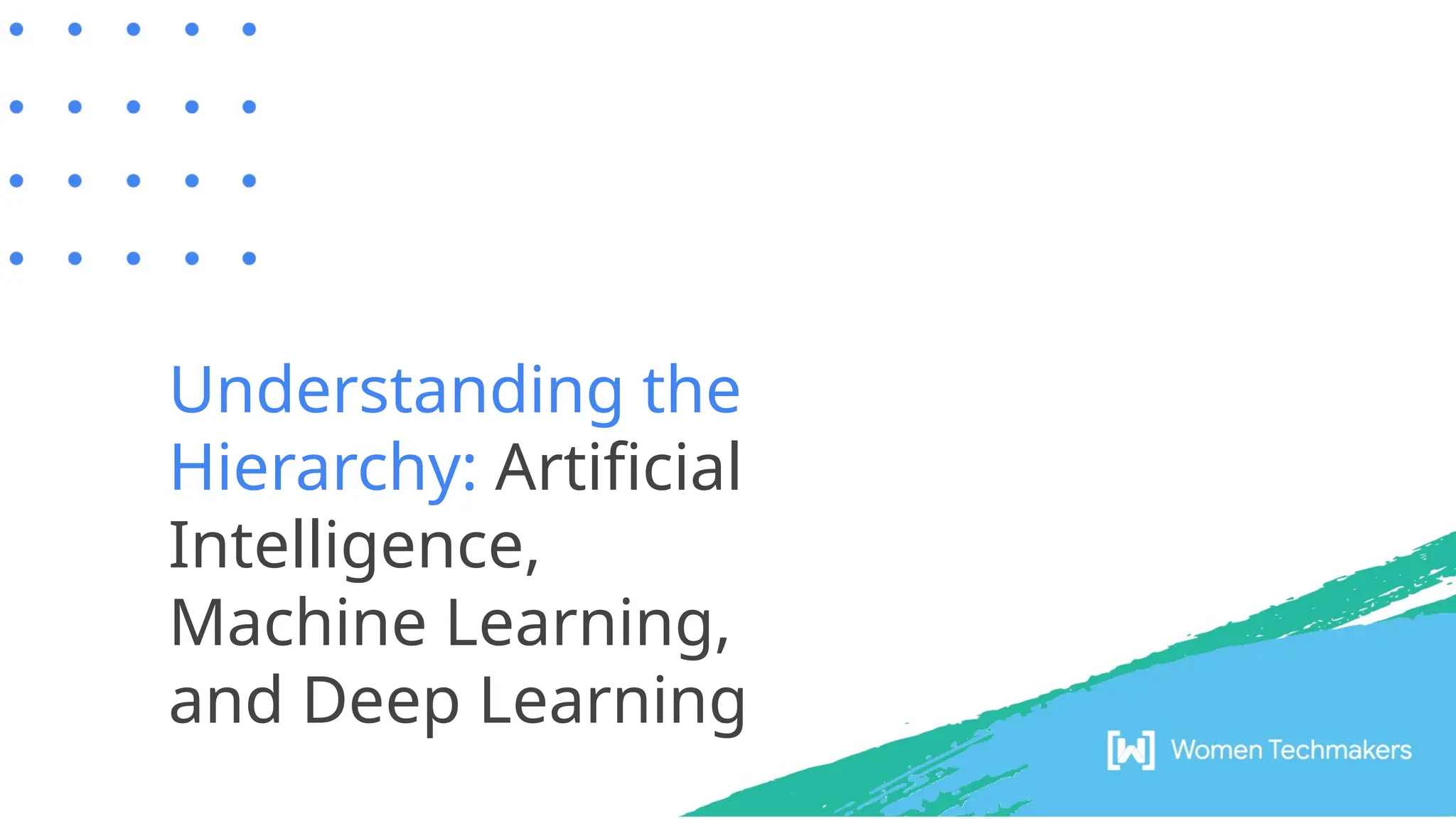 Understanding the
Hierarchy: Artificial
Intelligence,
Machine Learning,
and Deep Learning
 