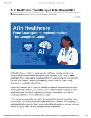 AI in Healthcare from Strategies to Implementation.pdf