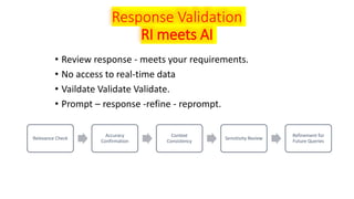 Response Refinement AI in Healthcare Workshop Universiti Malaysia Sabah. | PPTX