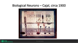 Biological	Neurons	– Cajal,	circa	1900
Ivy	Data	Science						AI	with	Applications	v0.10							Peter	Morgan				
Dec	2016
4©	Ivy	Data	Science
 