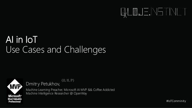 iot machine learning use cases