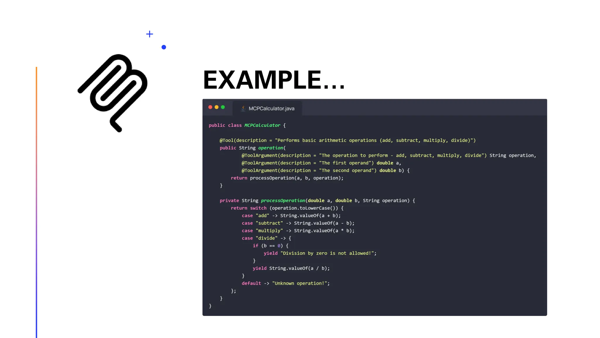 EXAMPLE… 