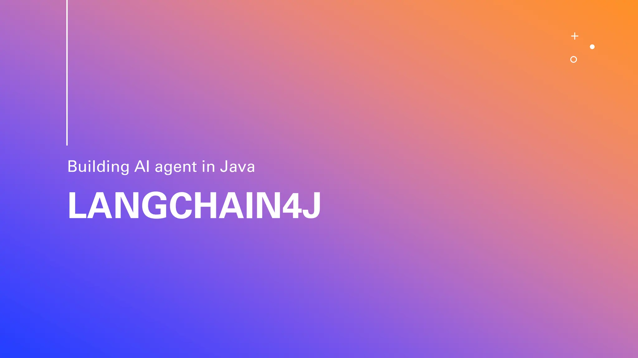LANGCHAIN4J Building AI agent in Java 
