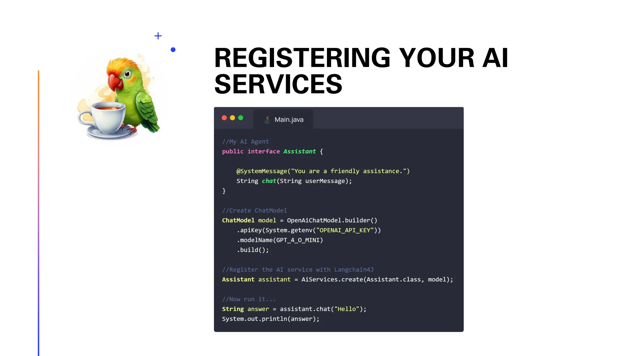 REGISTERING YOUR AI SERVICES 