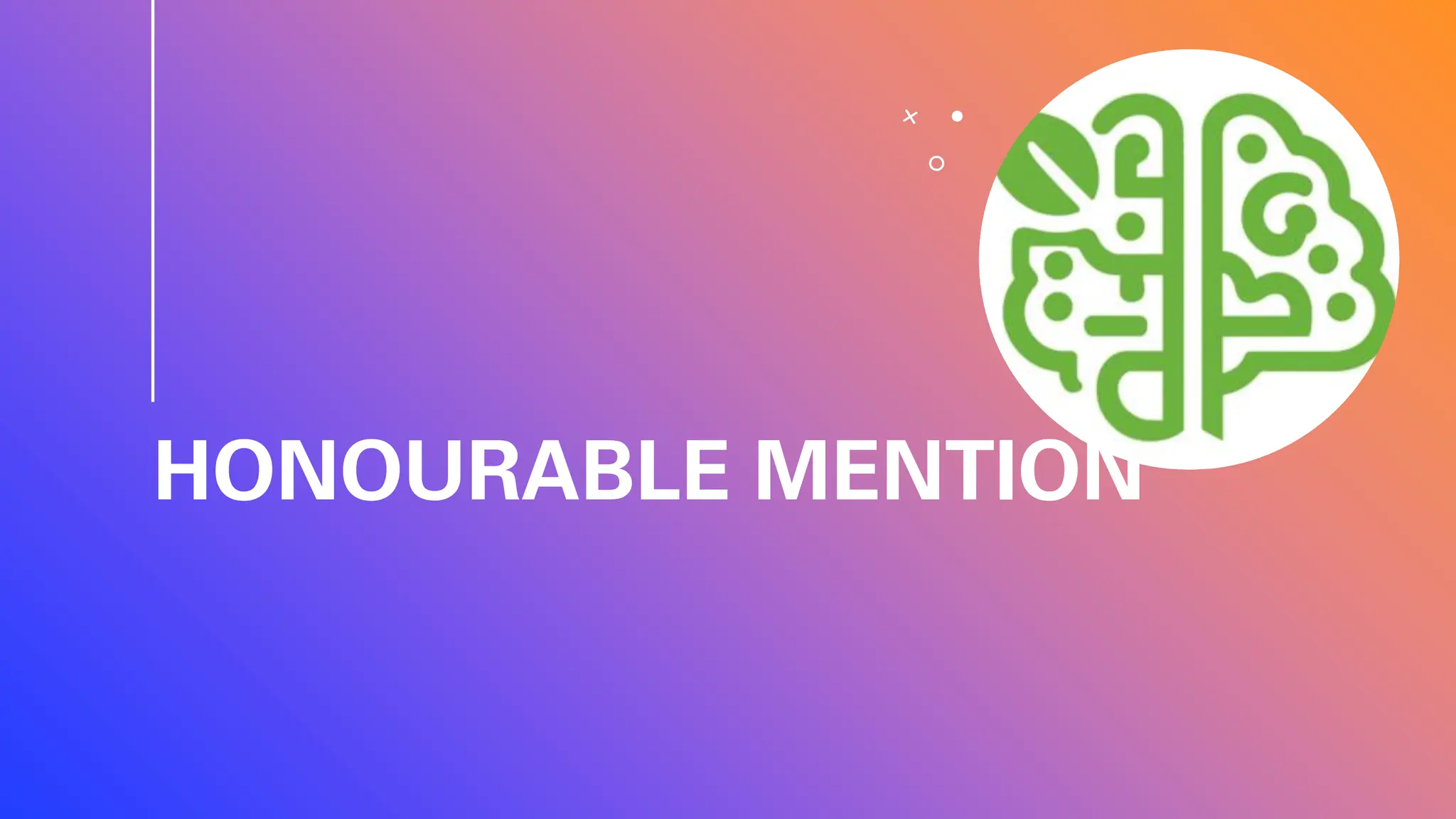 HONOURABLE MENTION 