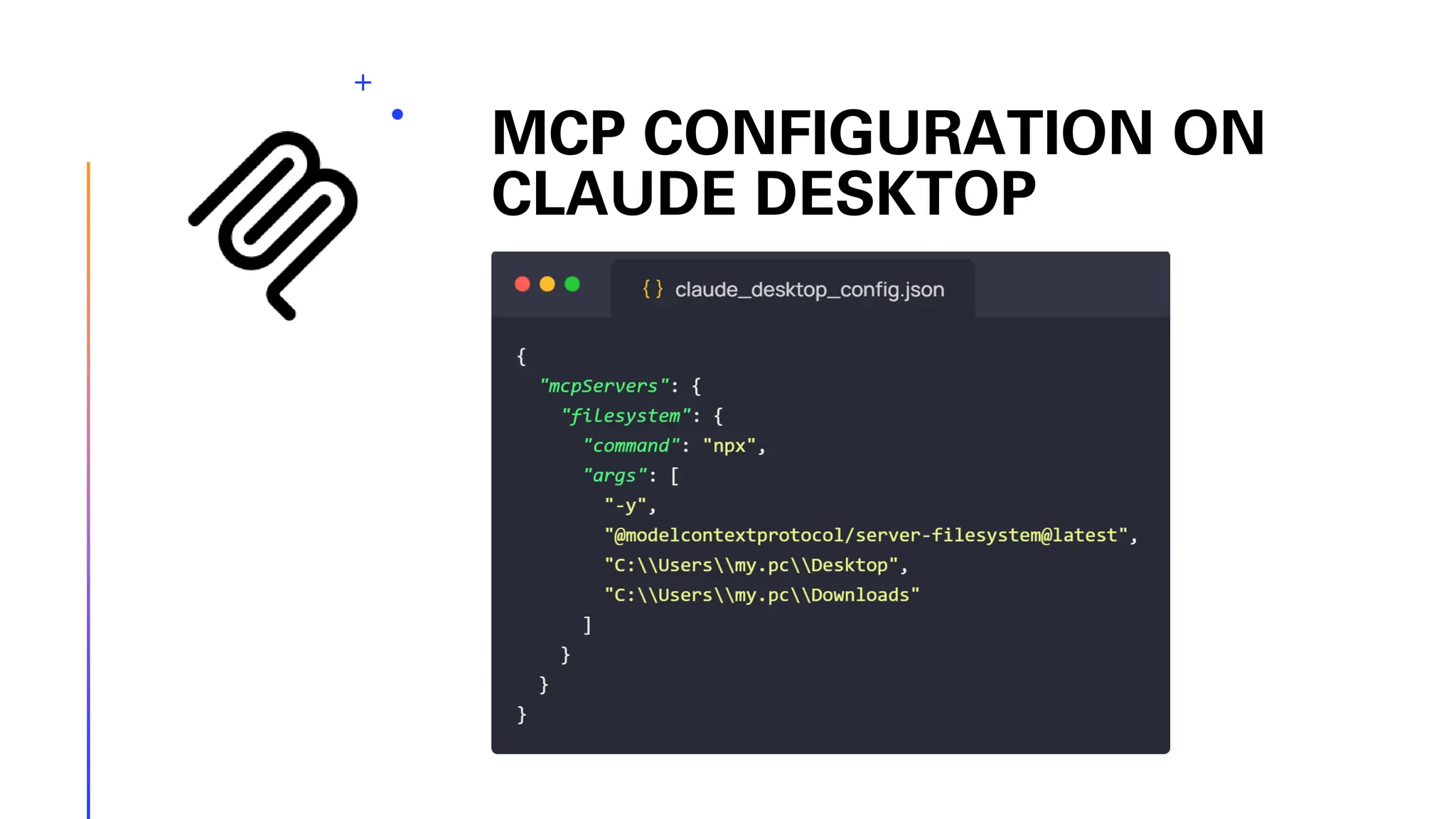 MCP CONFIGURATION ON CLAUDE DESKTOP 