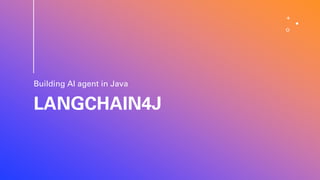 AI in Java - MCP in Action, Langchain4J-CDI, SmallRye-LLM, Spring AI | PDF