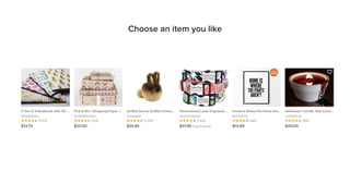 Choose an item you like
 