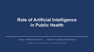 Role of Artificial Intelligence in Enhancing Public Health Systems ...