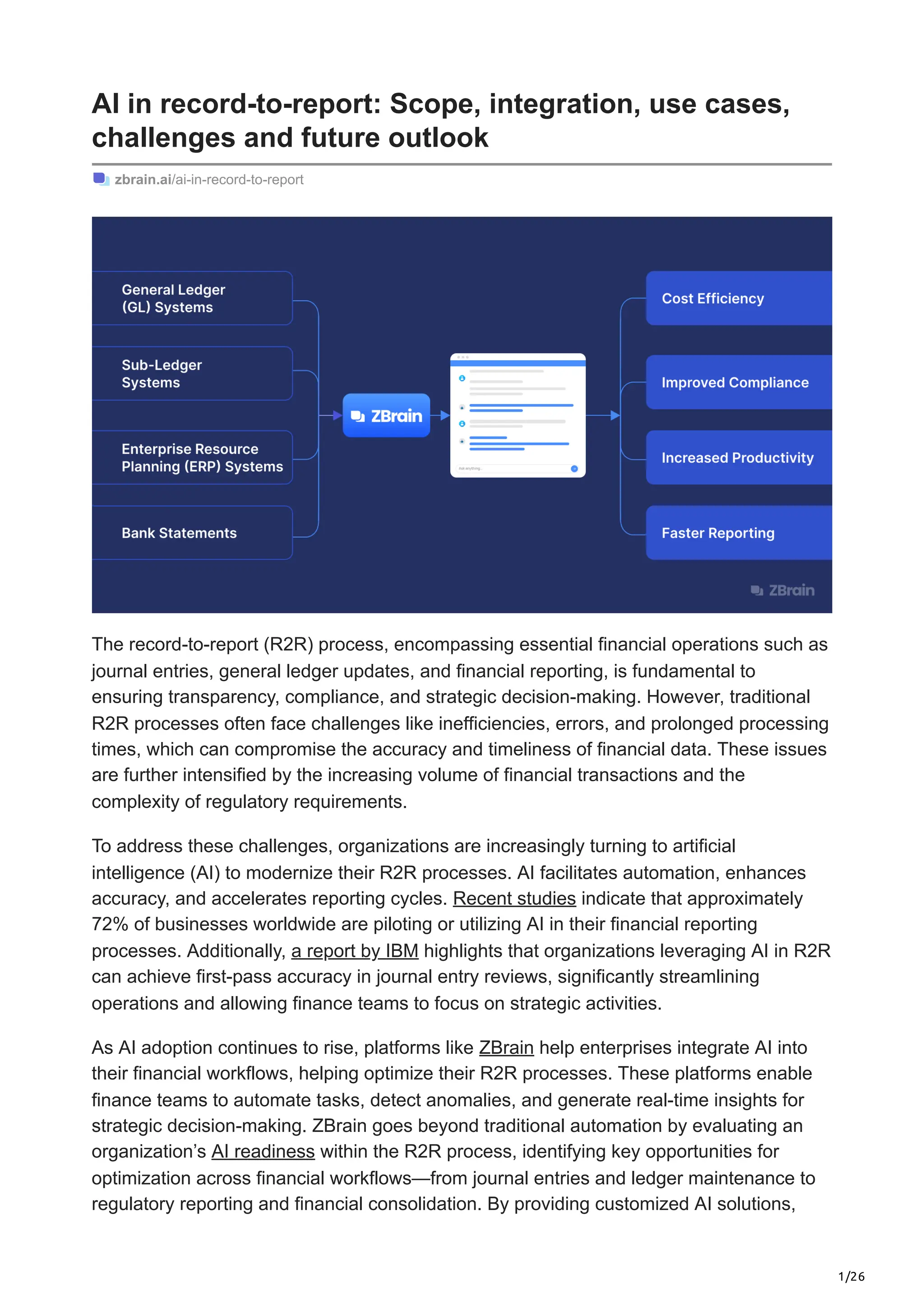 AI in record-to-report Scope integration use cases challenges and ...