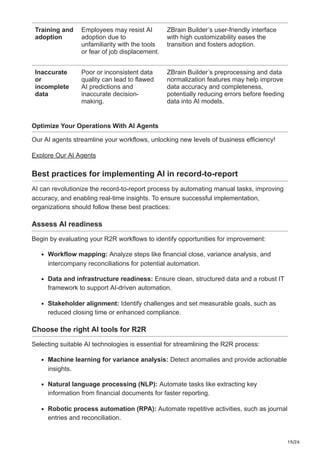 AI in record-to-report Scope integration use cases challenges and ...