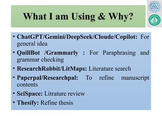 AI in Research-Ethical Dialema.AI in Research: Promises, Pitfalls, and ...