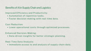 AI in Supply Chain and Logistics: Transforming Efficiency and ...