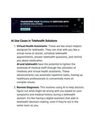 AI in Telehealth: The Future of Healthcare Market | PDF