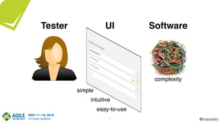 @roesslerj7
complexity
UITester Software
easy-to-use
intuitive
simple
 