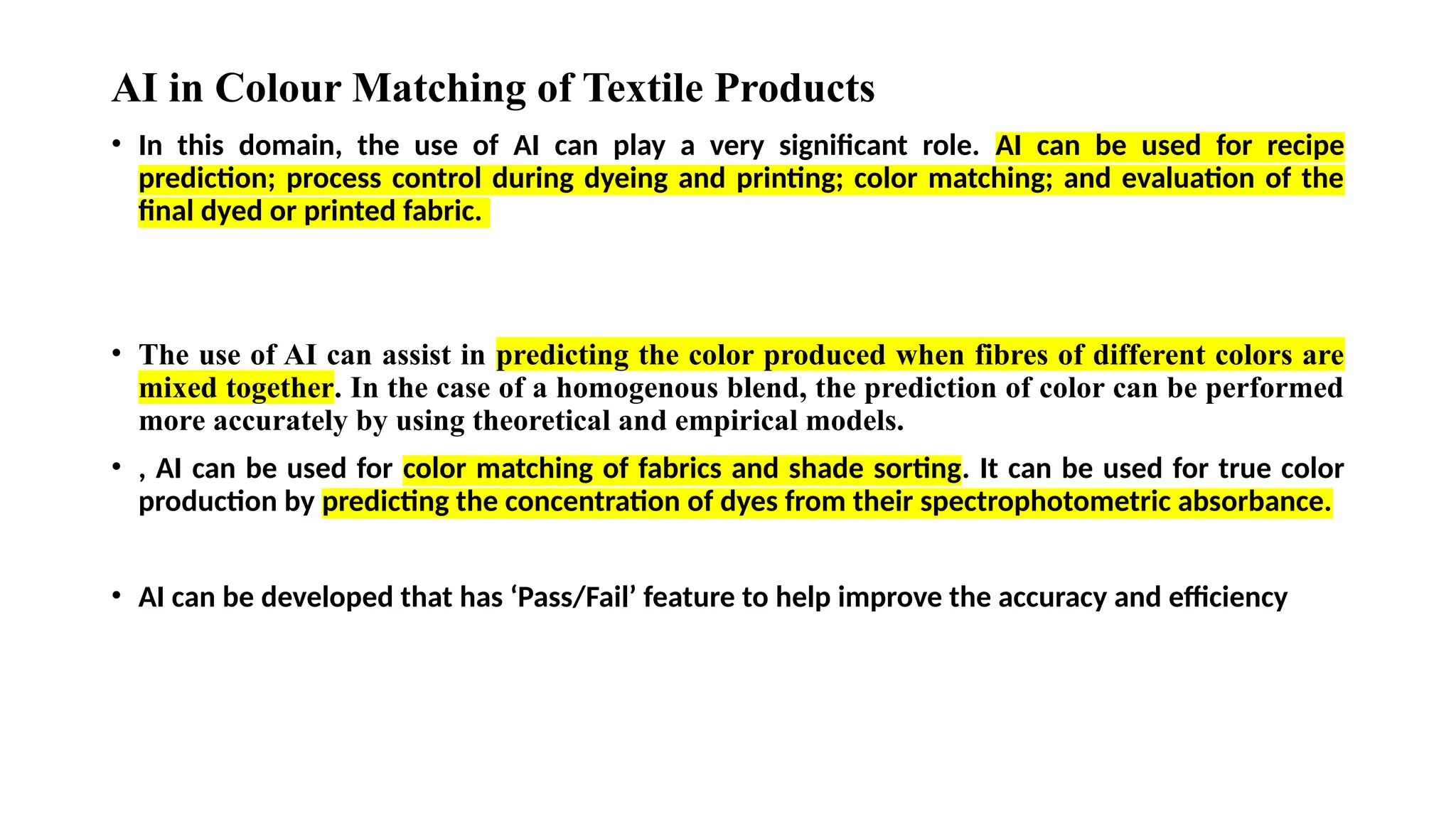 Application of Artificial Intelligence (AI) in Textile and Apparel ...