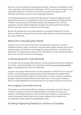 Ai in the Future of Education by Rohit Manglik | PDF