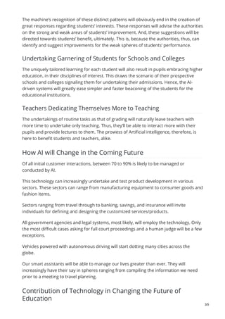 Ai in the Future of Education by Rohit Manglik | PDF