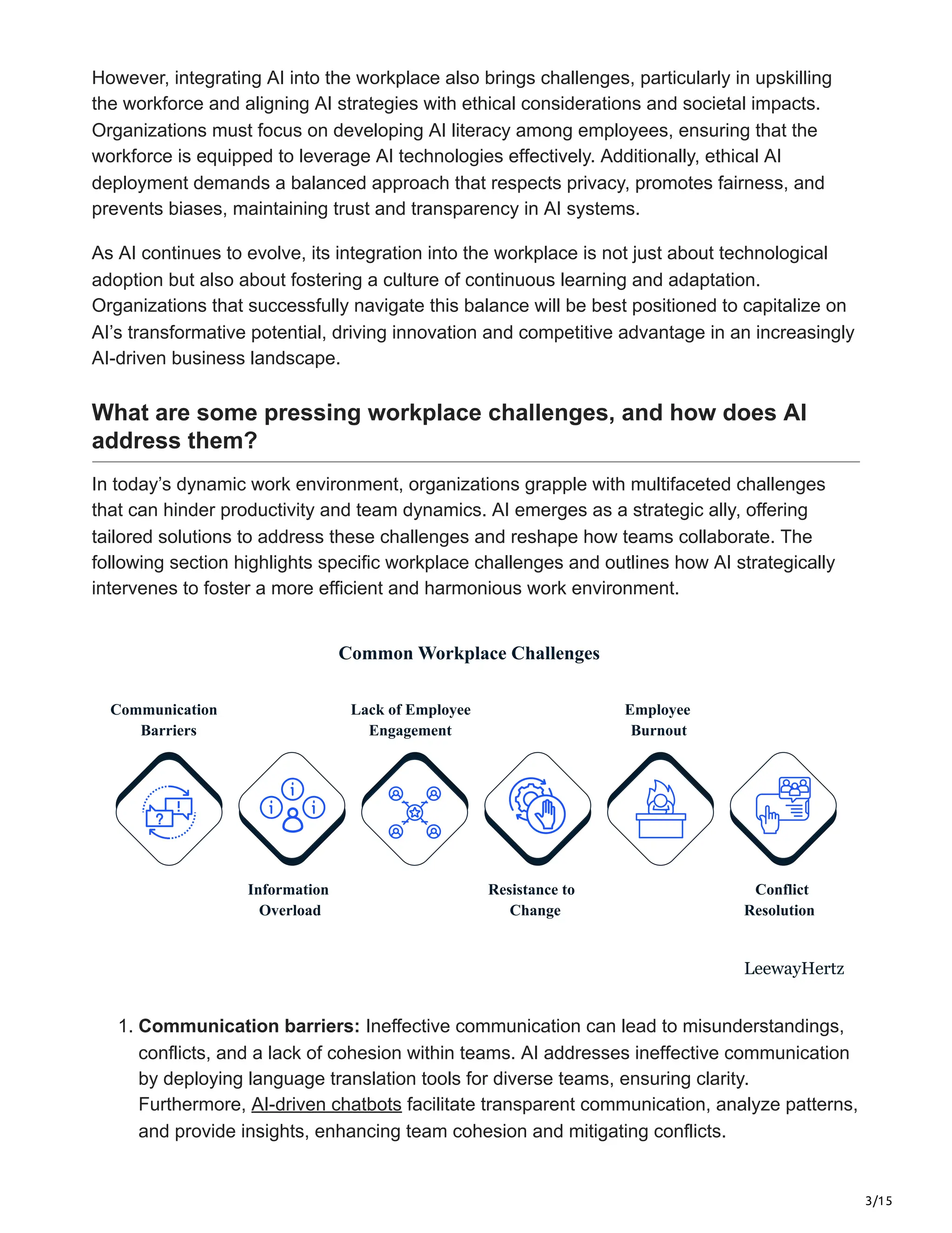 Ai In The Workplace Transforming Today S Work Dynamics Pdf