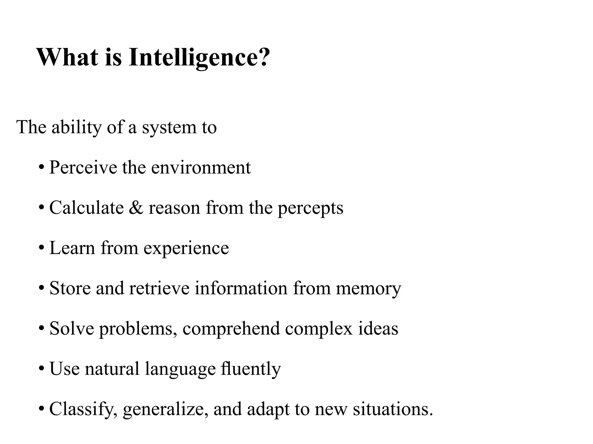 Artificial intelligence introduction ppt